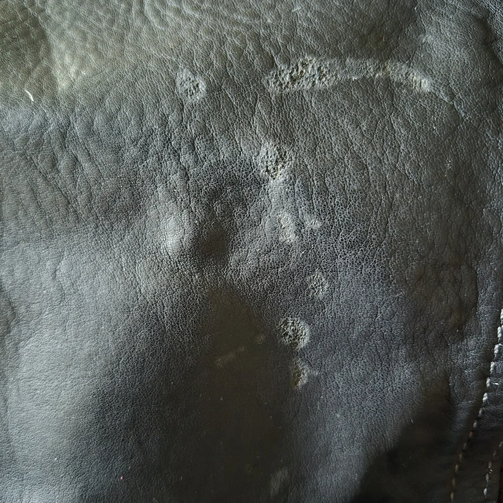 Vintage Coach Black‎ Flatiron II Pebbled Leather Messenger Bag D04S-5747 - Picture 14 of 15